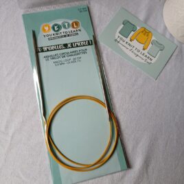 Aiguilles à tricoter 80 cm YKTL – 2,50