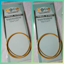 Aiguilles à tricoter 80 cm YKTL