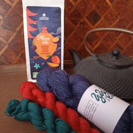 kit cho 7 thé/laine décembre roi des forêts